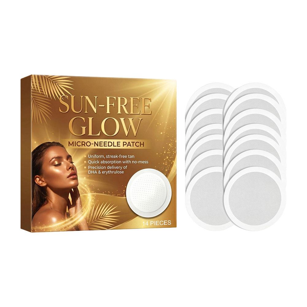 Skincare Glowing - 14Pcs Sun-Free Glow Microneedle Tanning Patch