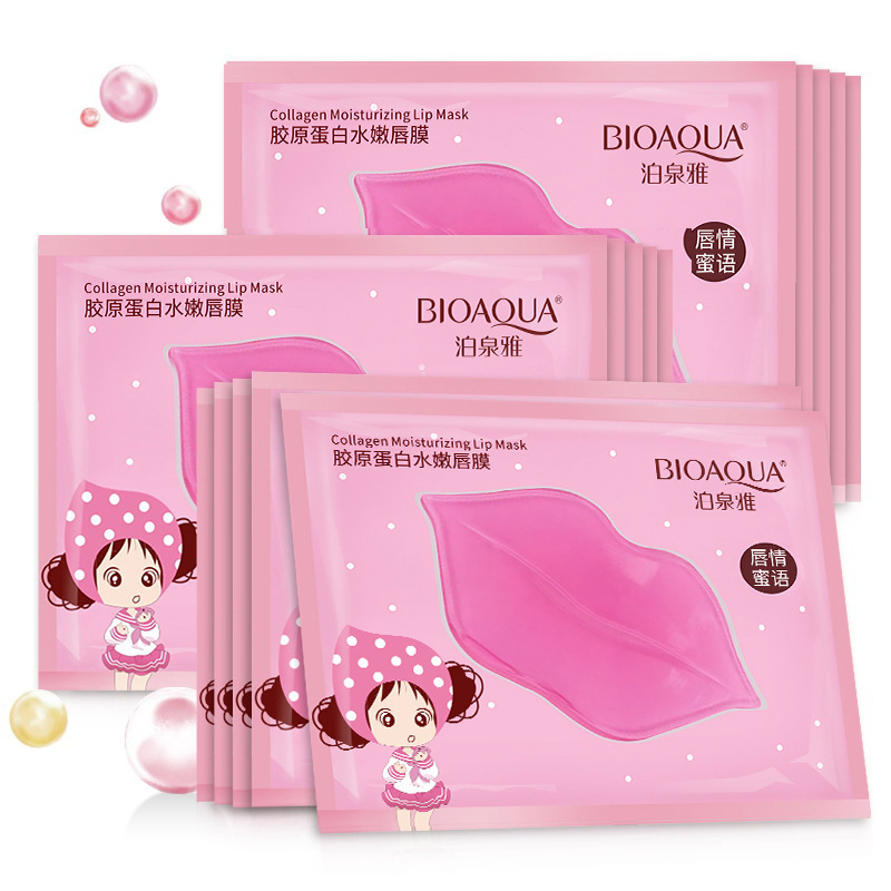 Skincare Finally Found You - 15pcs BIOAQUA Crystal Collagen Lip Mask