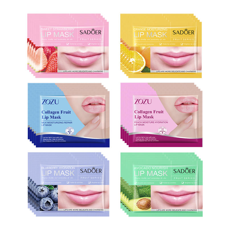 Skincare Finally Found You - 30pcs Fruits Lip Mask Moisturizing Nourishing