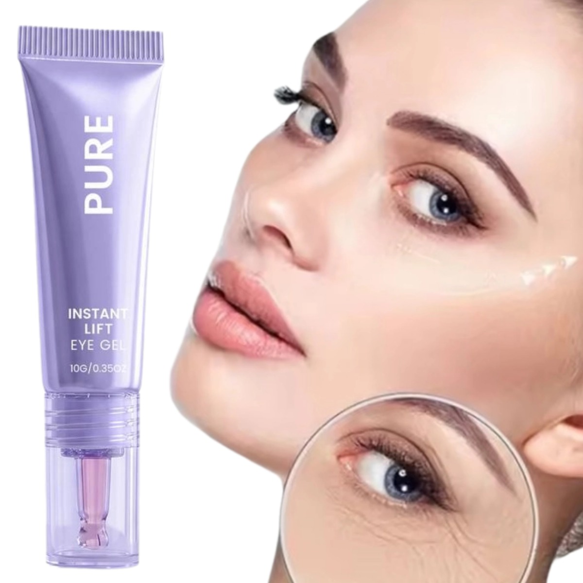 PURE Instant Lift Eye Gel Coll - Eye Cream Peptide recension och pris