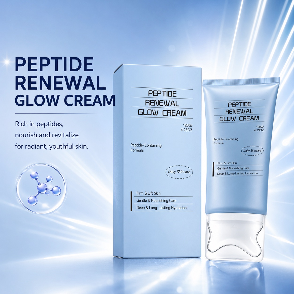 PDRN Peptide Face Moisturizer  - Coenzyme Q10 Cream recension och pris