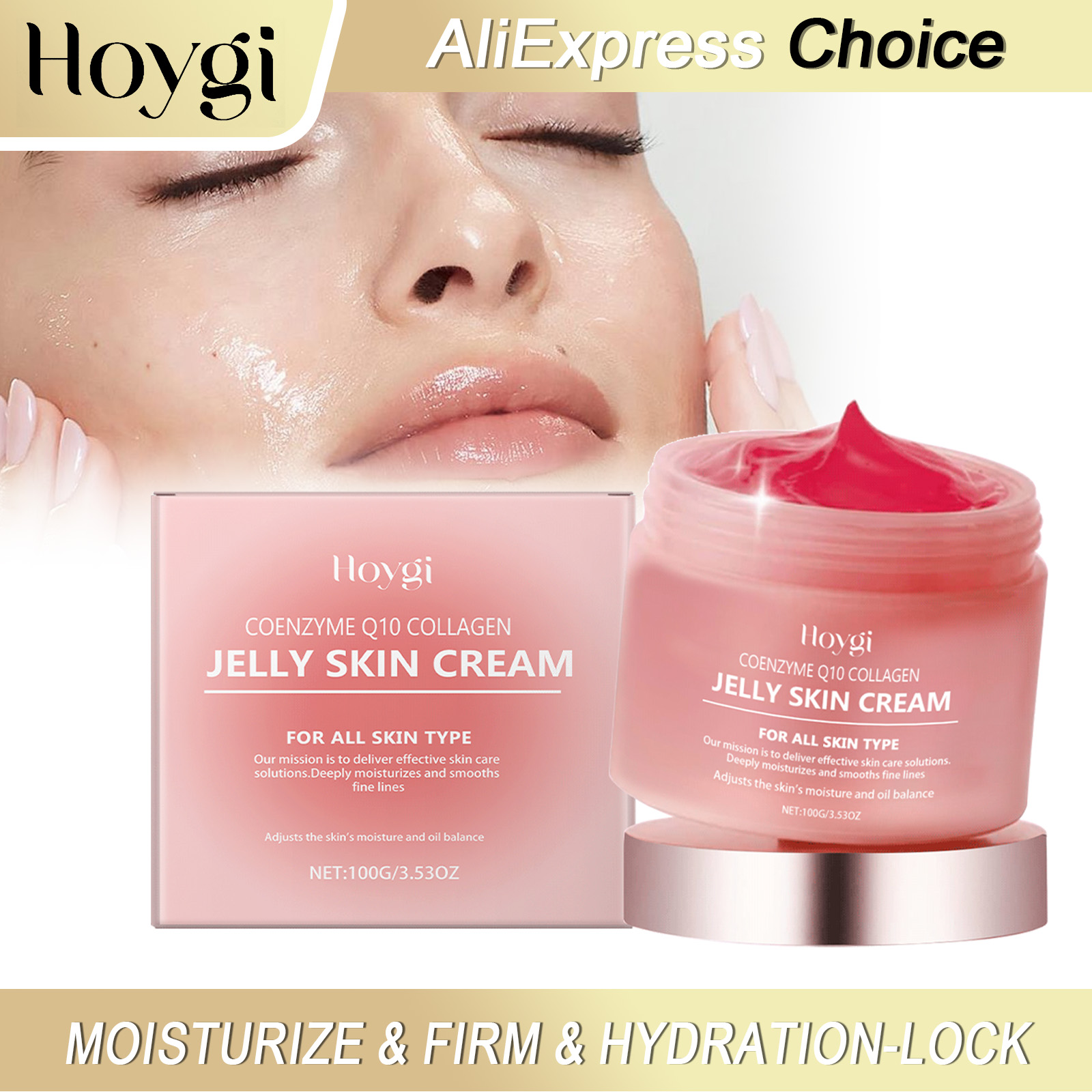 HOYGI Collagen Jelly Face Crea - Coenzyme Q10 Cream recension och pris