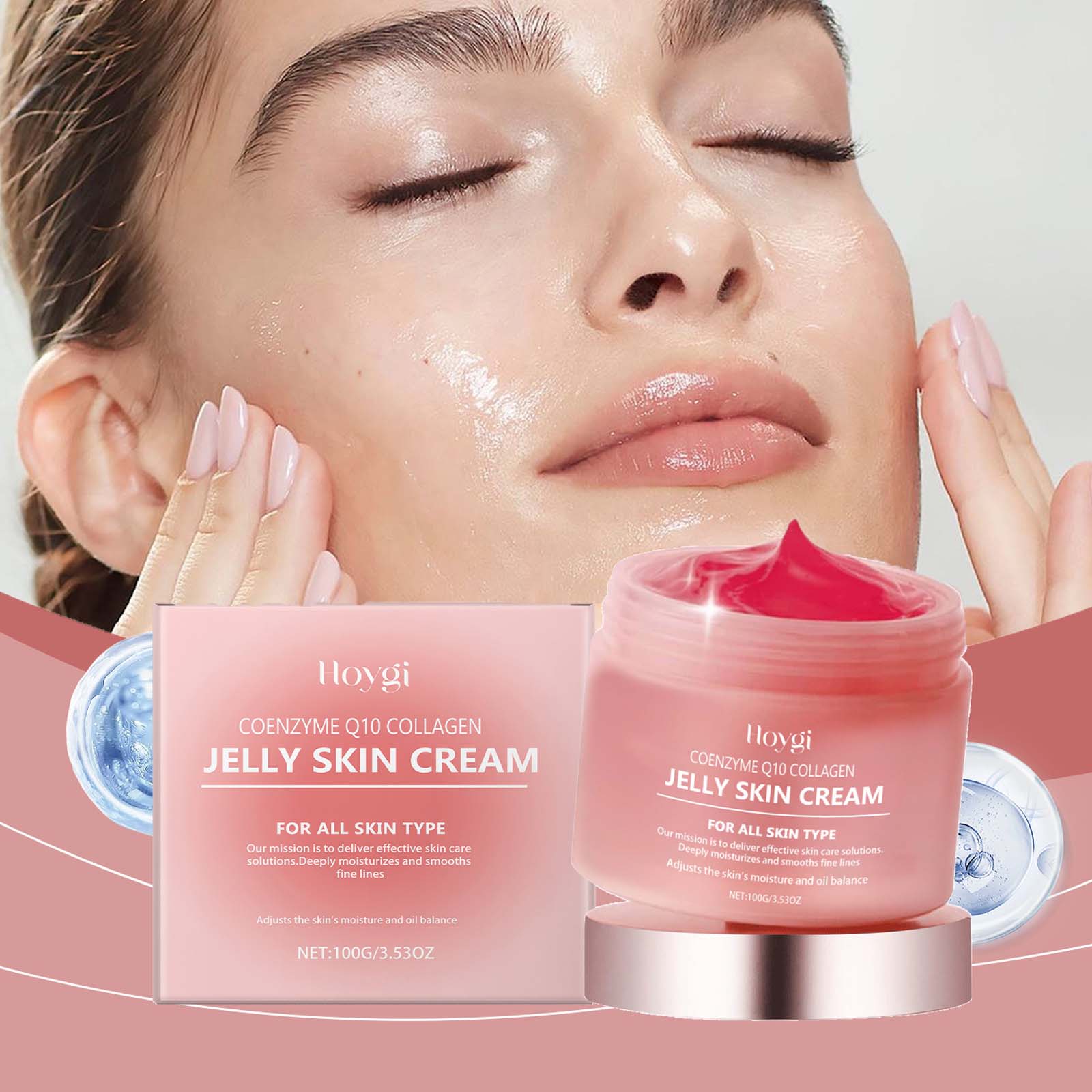 Collagen Jelly Cream Deeply Mo - Coenzyme Q10 Cream recension och pris